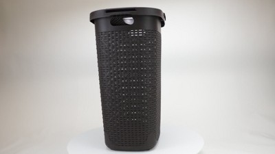 Mind Reader Wicker Look Hamper - Thumbnail 2