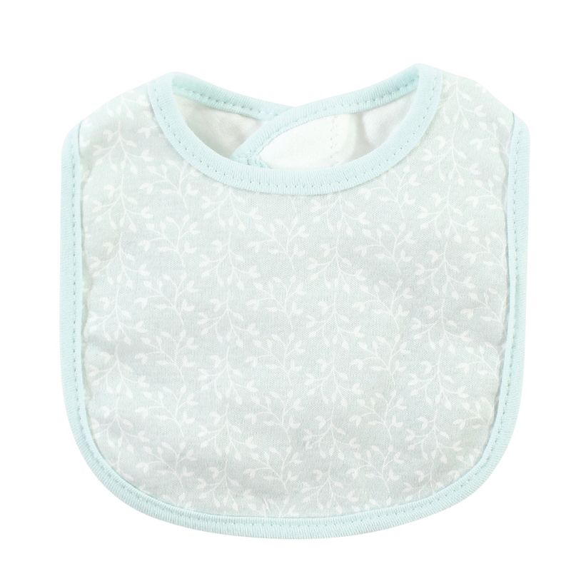 Hudson Baby Infant Girl Cotton Bibs, Enchanted Forest, One Size, 5 of 13