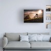 Trademark Fine Art -Sandi Bertoncelj 'Golden Hour Biking' Canvas Art - 2 of 4