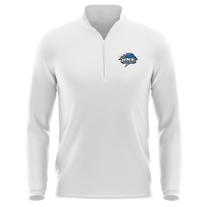 Men's University of New England Adult Active Sport 1/4 Zip Pullover Left Chest Logo - 1 of 4