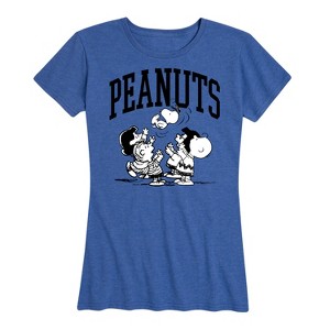 Women's - Peanuts - Collegiate Art Short Sleeve Graphic T-Shirt - 1 of 4