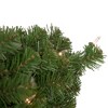 Northlight 54" Pre-Lit Deluxe Dorchester Pine Artificial Christmas Teardrop Swag, Clear Lights - 2 of 4
