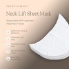 Project E Beauty 100pcs Disposable DIY Non-Woven Neck Mask Paper | Ultra Thin Cotton Neck Mask | for Home & Spa Salon Use | Cosmetic Neck Paper - 2 of 4