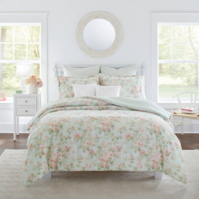 Full/queen 7pc Madelynn Comforter Set - Laura Ashley : Target