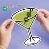 Big Dot of Happiness Martini Garland Banner, A Tini Bit Older Banner, Bachelorette Party Decor, 30 Feet Cord, 15 Double-Sided Dirty Martini Glasses - 3 of 4