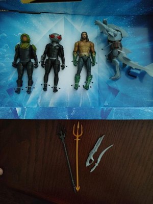 Aquaman 4 Sunken Citadel Battle Pack Action Figure Set (target Exclusive)  - 4pk : Target