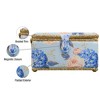 Singer L Sewing Basket Hydrangeas Print with Matching Zipper Pouch - 4 of 4