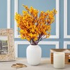 Stockroom Plus 6 Pack Silk Artificial Baby's Breath Flowers with Stem, Babies Breath Faux Flower Bouquet, Fake Floral Arrangement for Table, 20 inch, - 2 of 4