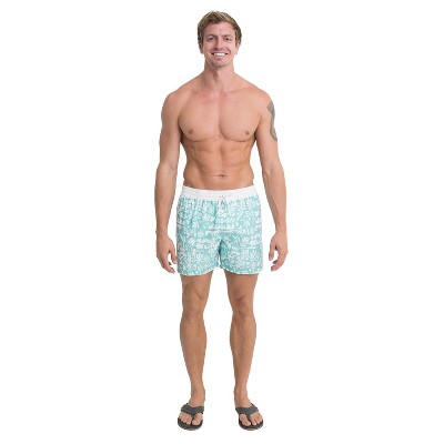 Boards Men's 5.5" Compression Liner Primitive Aqua Swim Trunks | Large — фото 4