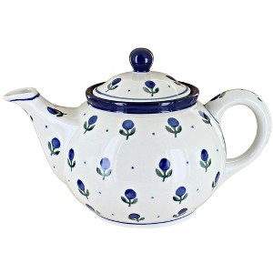 Blue Rose Polish Pottery 264 Ceramika Artystyczna Small Teapot - 1 of 1