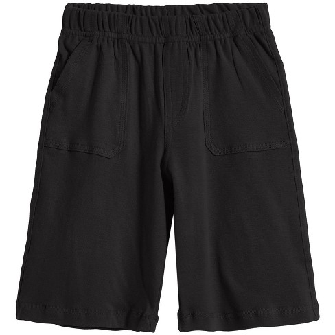 City Threads USA Made Boys Cotton UPF 50 Soft 3 Pocket Jersey Shorts Black 3 6M