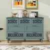Okak Antique 7-Drawer Bedroom Dressers with Cutout Pattern Solid Wood Legs, Wooden Chest of Drawers for Bedroom/Entryway/Study - 2 of 4
