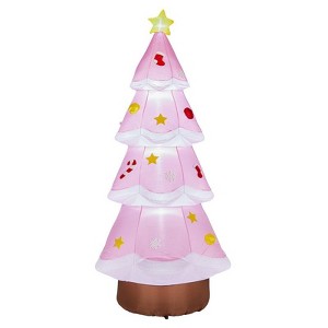 Karl Home 7.2FT Lighted Pink Christmas Tree Christmas Inflatable Decoration - 1 of 1