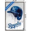 Trends International MLB Kansas City Royals - Drip Helmet 22 Framed Wall Poster Prints - 3 of 4