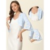 INSPIRE CHIC Women's Elegant Lace 3/4 Bell Sleeves Open Front Evening Shrug - 2 of 4