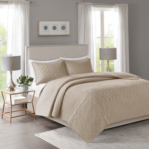 Taupe Hollie Coverlet Set King California King Target