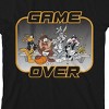 Space Jam 1996 Game Over Tired Characters Black T-Shirt Toddler Boy to Youth Boy - 2 of 3