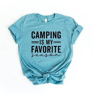 Simply Sage Market Women's Camping Is My Favorite Season Short Sleeve Graphic Tee - 1 of 3