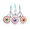 90 Pcs Halloween Party Candy Chocolate Hershey's Kisses by Just Candy (1lb) - Eyeballs - 2 of 4