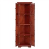 Maliang 4-Tier 72" Corner Storage Cabinet with 8 Doors & Adjustable Shelves, for Bathroom, Living room, Kitchen - 3 of 4