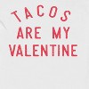 Social Collective Men's Tacos Are My Valentine  Valentines Day Short Sleeve Graphic Cotton T-Shirt - 2 of 3