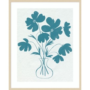 Amanti Art Elementary Arrangement II by Grace Popp Wood Framed Wall Art Print - 1 of 4
