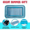 Inflatable Tanning Pool Lounge Float | Tanning Pool Float | Personal Pool Lounger | Tanning Pool with Pillow | Inflatable Tanning - 3 of 4