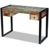 Desk Multicolor Solid reclaimed wood, steel Medium Computer Desk - 2 of 2