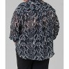 Women's SNAKE PRINT TOP - mat fashion - 2 of 4
