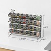 LunaLulinlk Spice Rack Organizer with 28 Jars, 4.33"D x 13.33"W x 10.5"H, Black - 4 of 4