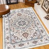 Kumasinova Vintage Boho Area Rug, Washable Rug with Floral Pattern, Faux Cashmere Living Room Rug, Non-Slip Rugs, Stain-Resistant Door Mat - 4 of 4