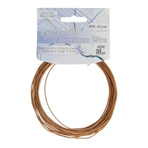 John Bead 18 Gauge Copper Aluminum Jewelry Wire, 30ft - 1 of 4