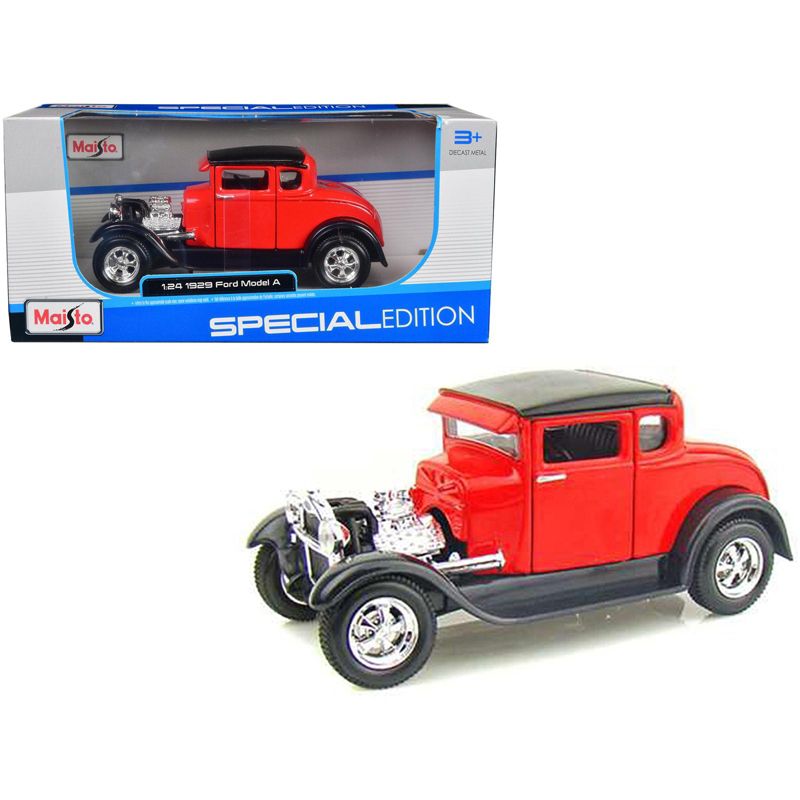 1929 Ford Model A Red 1/24 Diecast Model Car by Maisto, 1 of 4
