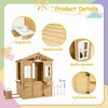 LOVMOR Wooden Playhouse for Kids - 3 of 4