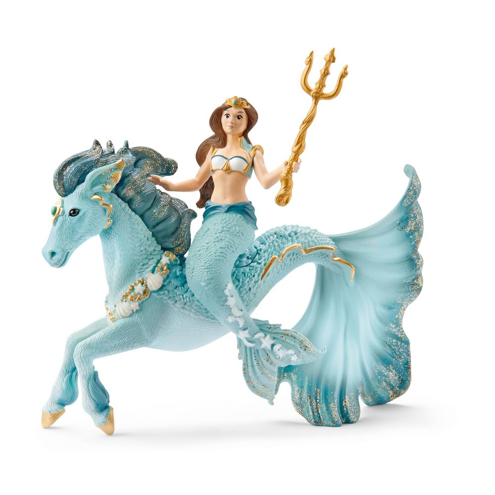 Schleich Mermaid Eyela on Underwater Horse Animal Figure