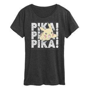 Women's - Pokémon - Pastel Pikachu Wall Break Short Sleeve Graphic T-Shirt - 1 of 4