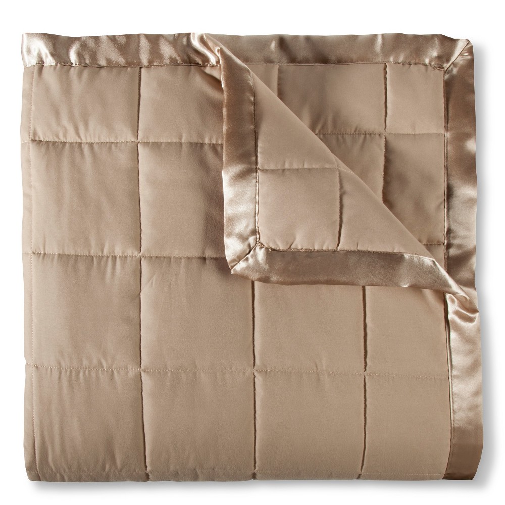 UPC 655385960250 product image for Elite Home Quilted Down Alt Microfiber Blanket - Tan (Full/Queen) | upcitemdb.com