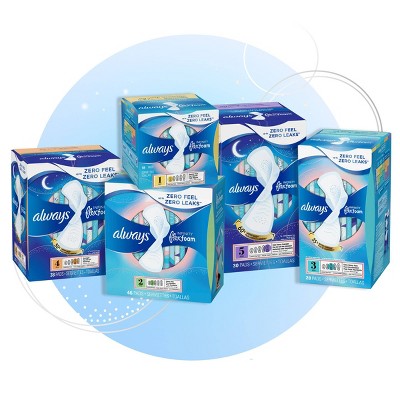 Always Infinity Flex Foam Heavy Absorbency Pads Size 2 With Wings 46 Count  - Voilà Online Groceries & Offers