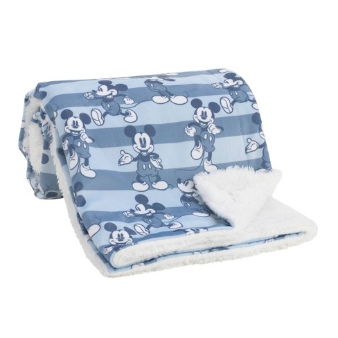 Mickey Mouse Baby Boy Fleece Blanket Disney NEW Baby Shower Gift 