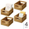 iDesign Acacia Wood Pantry Bin with Handles - 2 of 4
