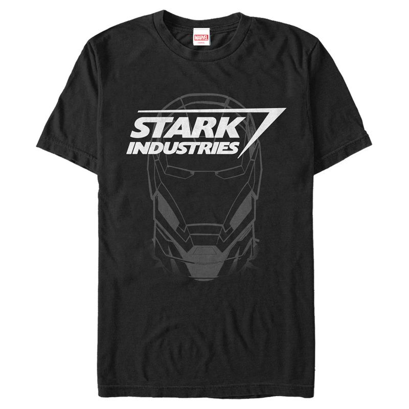 Men's Marvel Stark Industries Iron Man Logo T-Shirt, 1 of 3