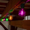 Novelty Lights 25 Feet G40 LED Patio String Light Set with 25 Bulbs, Weather Resistant Shatterproof Replaceable Globe Bulbs, Green Wire - 3 of 4