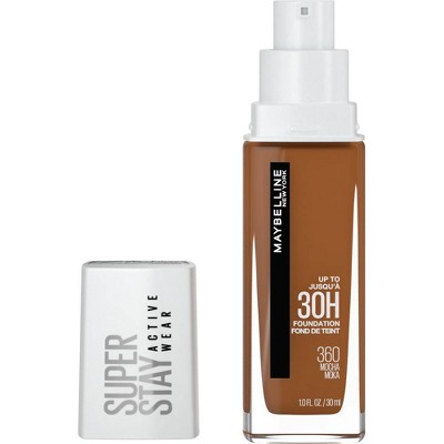 Maybelline Super Stay Full Coverage Liquid Foundation Active Wear Makeup,  Up to 30Hr Wear, Transfer, Sweat & Water Resistant, Matte Finish, Natural
