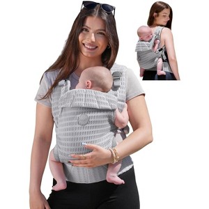 GROWNSY Baby Carrier Newborn to Toddler, Breathable Mesh Carrier(7-44lbs) with One-Click Sliding Clasp, Head Support - 1 of 4