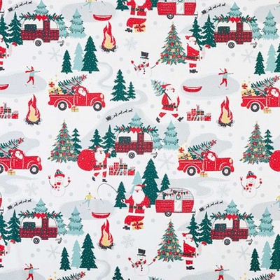 The Lakeside Collection Christmas Camper Bath Collection - Shower Curtain