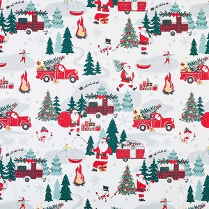 The Lakeside Collection Christmas Camper Bath Collection - Shower Curtain - 1 of 3