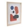 Abstract Geometric Print with Solid Wood Frame and Glass Cover - 3 of 4