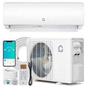 9000 BTU Mini Split AC, 20 SEER2 208V/230V Wifi Enabled Ductless AC Cool Up to 450 Sq. Ft - 1 of 4
