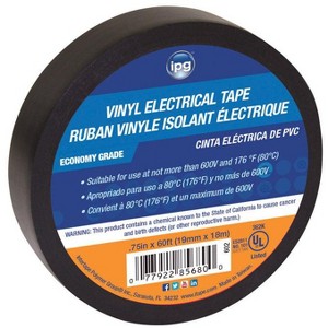 IPG 3/4 in. W X 60 ft. L Black Vinyl Electrical Tape - 1 of 1