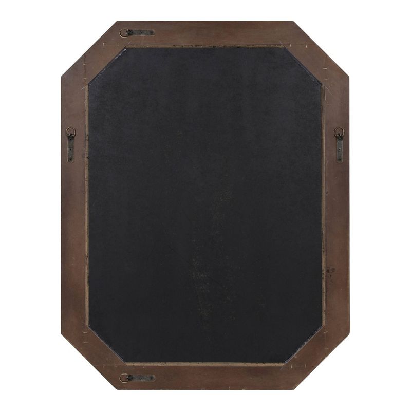 28&#34; x 36&#34; Palmer Wood Octagon Wall Mirror Blue/Brown - Kate and Laurel, 5 of 7